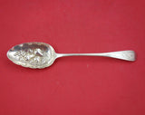 English Victorian Sterling Silver Berry Spoon London 1832 by WC  8 1/2