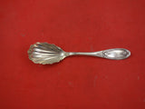 Olive by Pear & Bacall Coin Silver Preserve Spoon 8" Boson c. 1850-1875