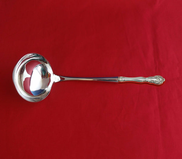 Chateau Rose by Alvin Sterling Silver Soup Ladle HHWS Custom Made 10 1/2"