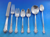 Lenox by Durgin Sterling Silver Flatware Set for 8 Service 63 pcs R monogram