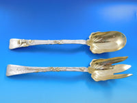 Lap Over Edge by Tiffany and Co Sterling Silver Salad Serving Set 2pc Spider Web