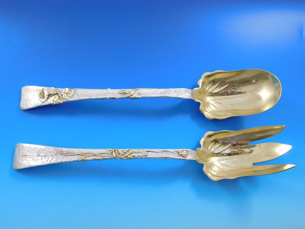 Lap Over Edge by Tiffany and Co Sterling Silver Salad Serving Set 2pc Spider Web