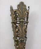 Silver Tussie Mussie Posey Posy Holder with Oak Leaves (#J1286)