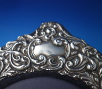 Keyford Frames Limited English Sterling Silver Picture Frame Oval Floral (#6191)