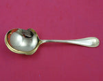 Malmaison Vermeil by Christofle Silverplate Potato Spoon 8" Heirloom Silverware