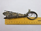 Silver Tussie Mussie Posey Posy Holder with Oak Leaves (#J1286)