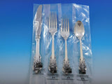 Grande Baroque by Wallace Sterling Silver Flatware Set Service 40 pieces New