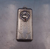 Breadner Mfg Co Sterling Silver Card Case for Stamps "BPOE Elk's Club" (#6993)