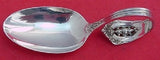 Rose Point by Wallace Sterling Silver Baby Spoon Bent Handle 3 1/2" Custom