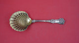 English King by Tiffany and Co Sterling Silver Berry Spoon GW clam shell 8 1/2"