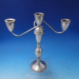Gadroon by Duchin Creations Sterling Silver Candelabra 3-Light c.1940 (#5851)