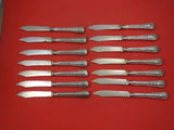 Austrian Sterling by Unknown .800 Silver Fish Set 14 piece HH AS 7 8/8"