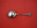 Trianon Pierced by Dominick and Haff Sterling Silver Berry Spoon w/Flower 8 1/4"