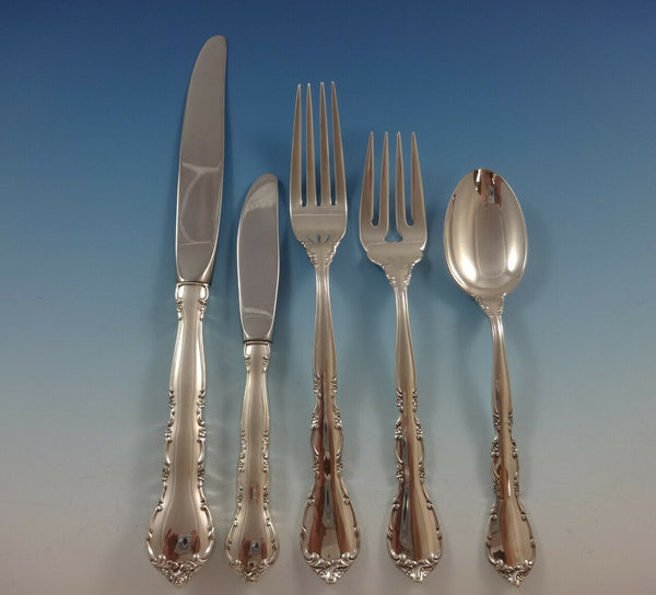 Mignonette by Lunt Sterling Silver Flatware Set for 8 Service 44 Pieces Butters