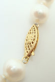 Cultured Pearl Strand Necklace with 14k Gold Clasp (#J2712)