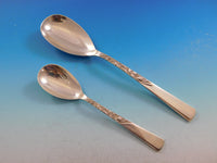 Rose Motif by Stieff Sterling Silver Flatware Set for 8 Service 45 pieces