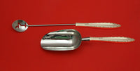 Lace Point by Lunt Sterling Silver Bar Set 2pc HHWS Custom Made