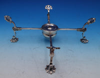 William Plummer English Georgian Sterling Silver Warming Stand w/ Burner (#8009)