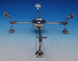 William Plummer English Georgian Sterling Silver Warming Stand w/ Burner (#8009)