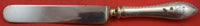 Pointed Antique Engraved #2 by Unknown Sterling Silver Regular Knife Blunt 8 3/4