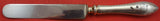 Pointed Antique Engraved #2 by Unknown Sterling Silver Regular Knife Blunt 8 3/4