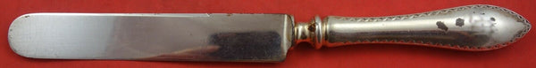 Pointed Antique Engraved #2 by Unknown Sterling Silver Regular Knife Blunt 8 3/4