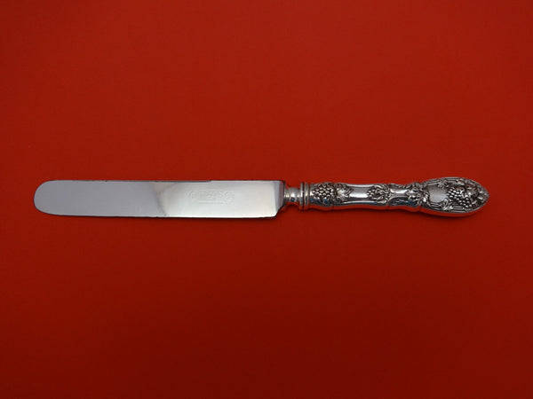 La Vigne by 1881 Rogers Plate Silverplate Dinner Knife w/SP Blunt Blade