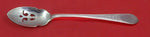 Early American Engraved by Lunt Sterling Silver Olive Spoon Pierced Custom Made
