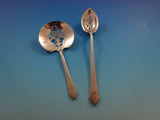William & Mary by Lunt Sterling Silver Flatware Set For 8 Service 50 Pieces