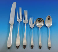 Puritan by Wallace Sterling Silver Flatware Set for 8 Service Dinner 55 Pcs