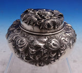 Chrysanthemum by Shiebler Sterling Silver Dresser Jar / Caddy #2286 (#8721)