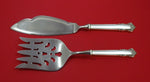 English Shell by Lunt Sterling Silver Fish Serving Set 2 Piece Custom Made HHWS