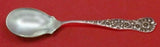 Rococo by Dominick and Haff Sterling Ice Cream Spoon GW w/flowers w/mono 5 5/8"