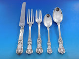 English King by Tiffany & Co Sterling Silver Flatware Set 8 Service 48 pieces