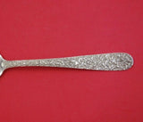 Repousse by Kirk Sterling Silver Berry Spoon Scalloped 9" Serving Antique