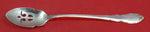 Modern Victorian By Lunt Sterling Silver Olive Spoon Pierced Long 7 1/8" Custom