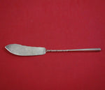 Whiting Sterling Silver Butter Spreader with Twist in Handle 7 1/2"