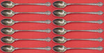 English Gadroon by Gorham Sterling Silver Iced Tea Spoon Set 12 pieces 7 1/2"
