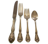 Chateau Rose by Alvin Sterling Silver Flatware Set 8 Service 38 Pcs Dinner Size