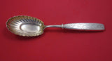 Tiffany & Co. Sterling Silver Berry Spoon HH AS Shell Bowl BC w/Gourds Vine Bird