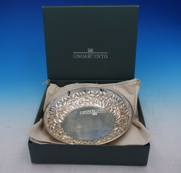 Uno Argento Italian Italy Sterling Silver Fruit Bowl New in Box #78 (#4530)