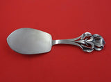 W and S Sorensen Sterling Silver Pastry Server FH AS large w/ iris 8 1/4"