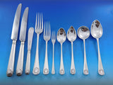 English Shell by Fletcher & Son Sterling Silver Flatware Set Service 132 pieces