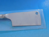 Chateau Rose by Alvin Sterling Silver Cheese Cleaver HHWS Custom Made 6 7/8"