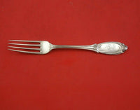 Russian Sterling Silver Salad Fork / Dessert Fork 6 3/4" Flatware Heirloom