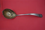 Acanthus by Shiebler Sterling Silver Punch Ladle GW BC w/flower in bowl 14 3/4"