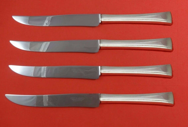 Tranquility by International Sterling Silver Steak Knife Set Texas Sized Custom