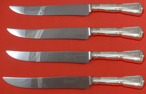 Chambord by Reed and Barton Sterling Silver Steak Knife Set Texas Sized Custom