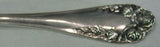 Rose by Wallace Sterling Silver Lettuce Fork Gold Washed 8 1/2"