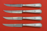 Colfax by Durgin-Gorham Sterling Silver Steak Knife Set 4pc HHWS Custom 8 1/2"
